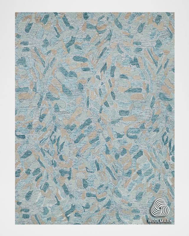 Botanica Hand-Tufted Turquoise Rug, 12' x 15'